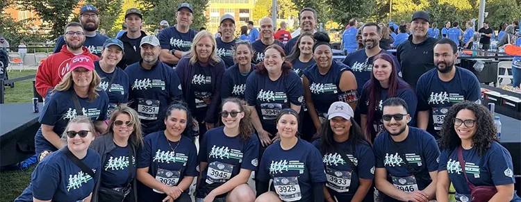First Bank employees at the St. Louis Biz Dash